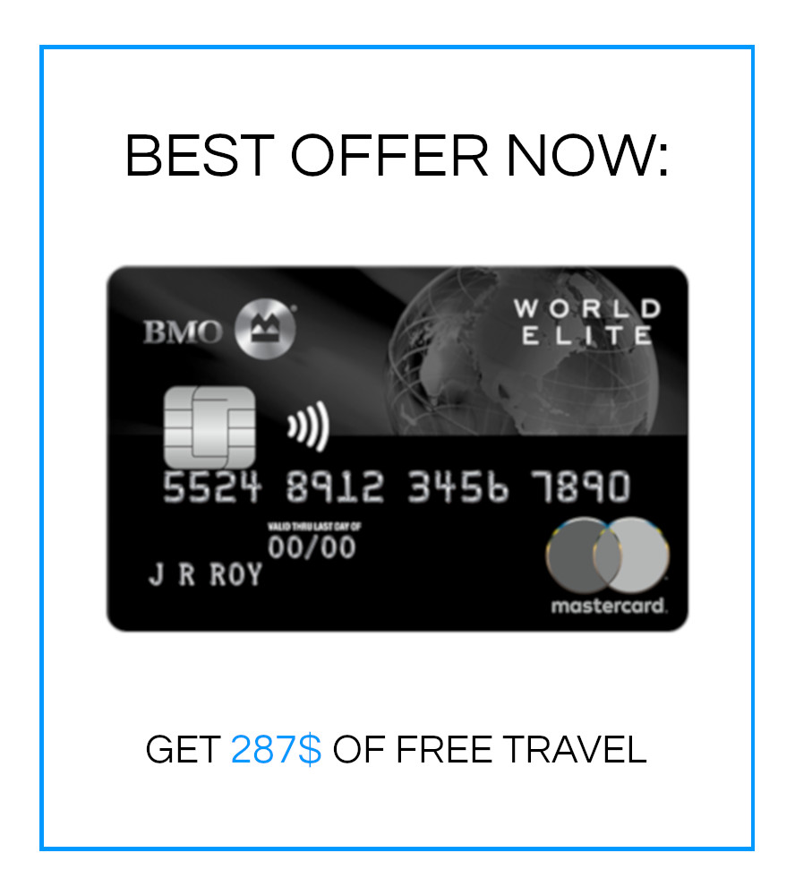 BEST OFFER NOW: BMO REWARDS GET $147 OF FREE TRAVEL